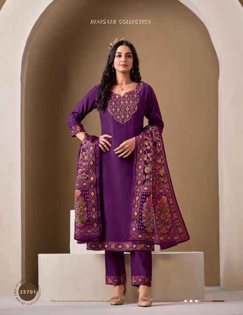 Lily & Lali Brasso Roman Silk Kurti Combo 6 pcs Catalogue