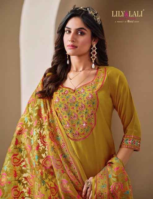 Lily & Lali Brasso Roman Silk Kurti Combo 6 pcs Catalogue