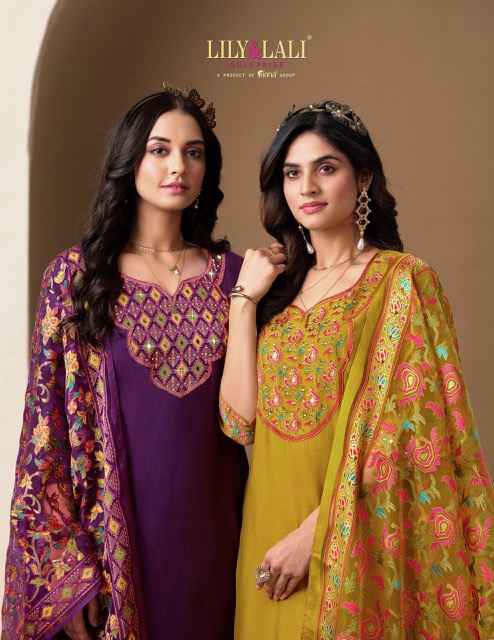Lily & Lali Brasso Roman Silk Kurti Combo 6 pcs Catalogue