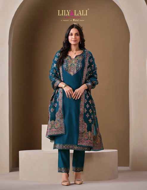 Lily & Lali Brasso Roman Silk Kurti Combo 6 pcs Catalogue