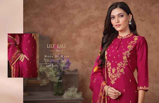 Lily & Lali Rashmika Viscouse Silk Kurti Combo 6 pcs Catalogue