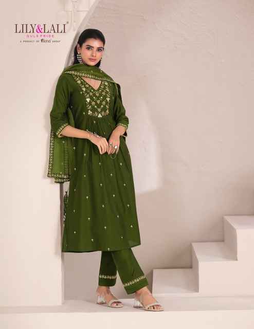 Lily & Lali Zari Viscouse Kurti Combo 6 pcs Catalogue