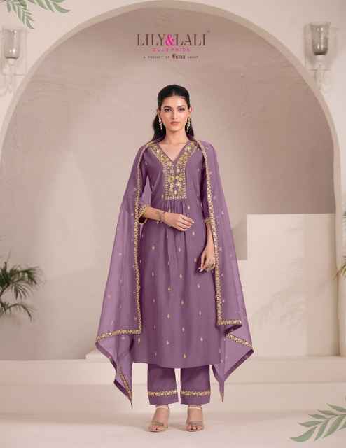 Lily & Lali Zari Viscouse Kurti Combo 6 pcs Catalogue