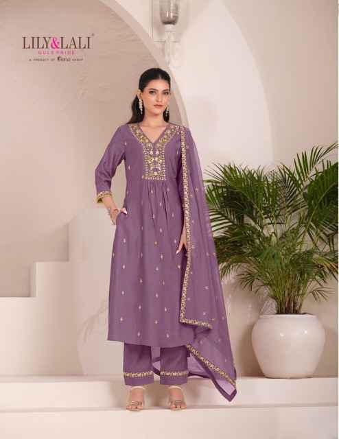 Lily & Lali Zari Viscouse Kurti Combo 6 pcs Catalogue