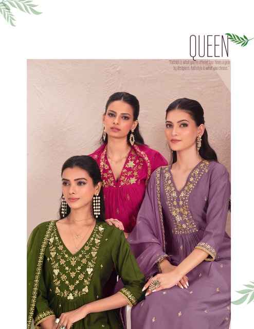 Lily & Lali Zari Viscouse Kurti Combo 6 pcs Catalogue