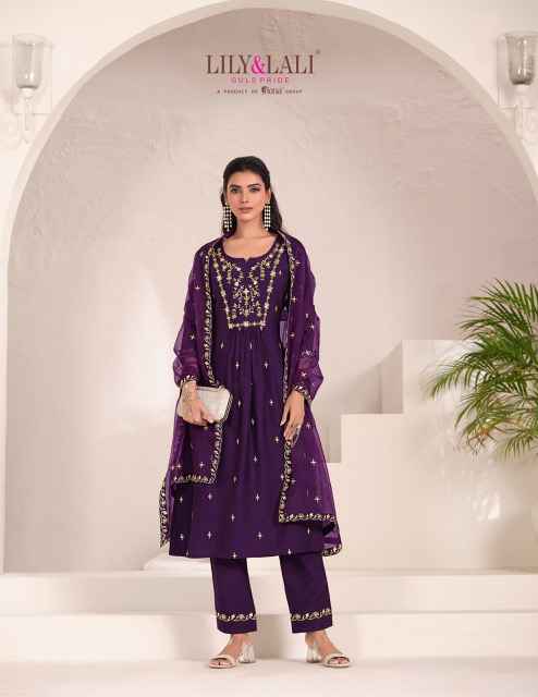 Lily & Lali Zari Viscouse Kurti Combo 6 pcs Catalogue