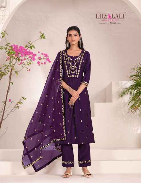 Lily & Lali Zari Viscouse Kurti Combo 6 pcs Catalogue