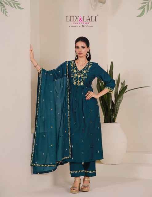 Lily & Lali Zari Viscouse Kurti Combo 6 pcs Catalogue