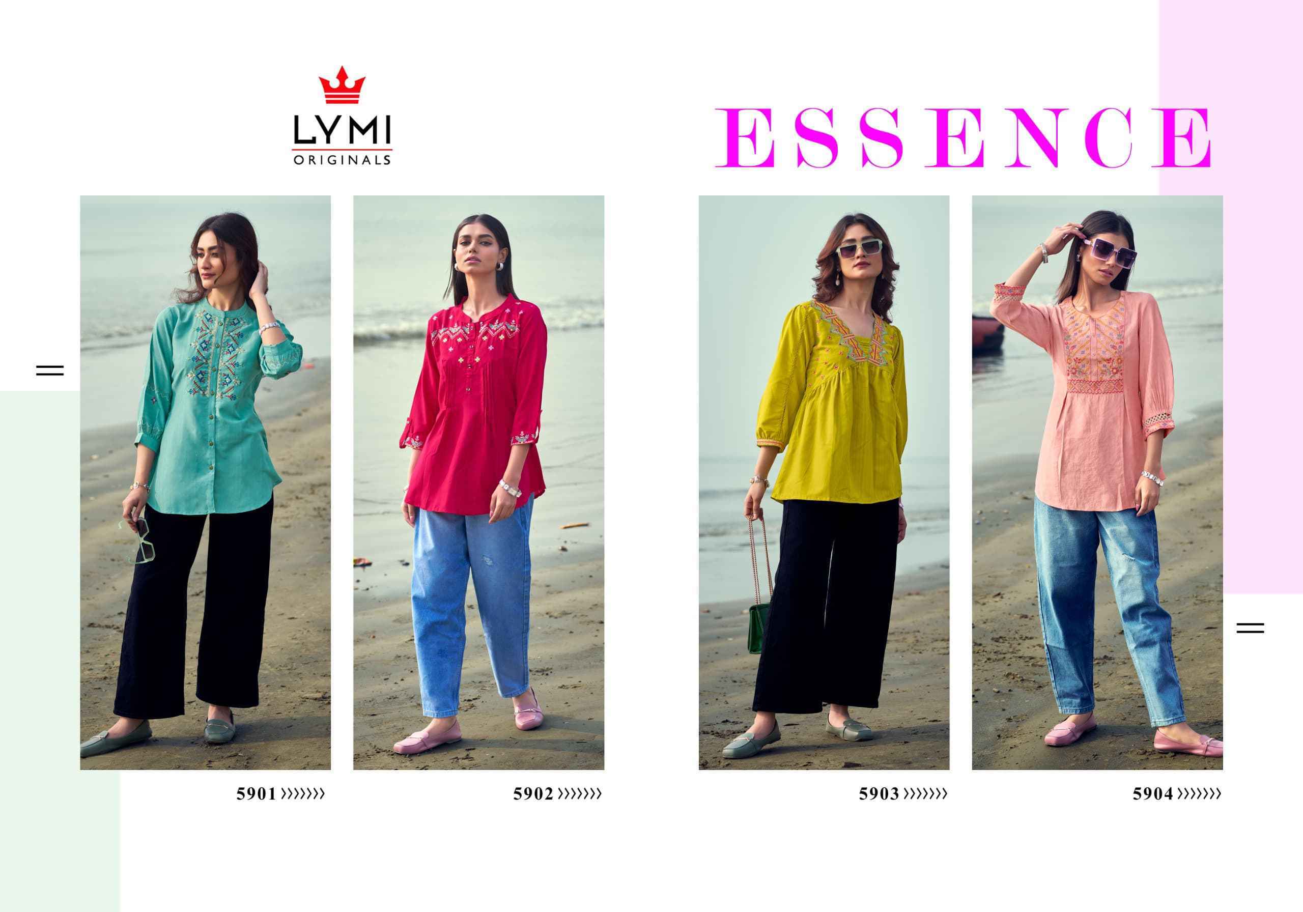 Lymi Essence Short Viscouse Kurti (4 pcs Catalogue)