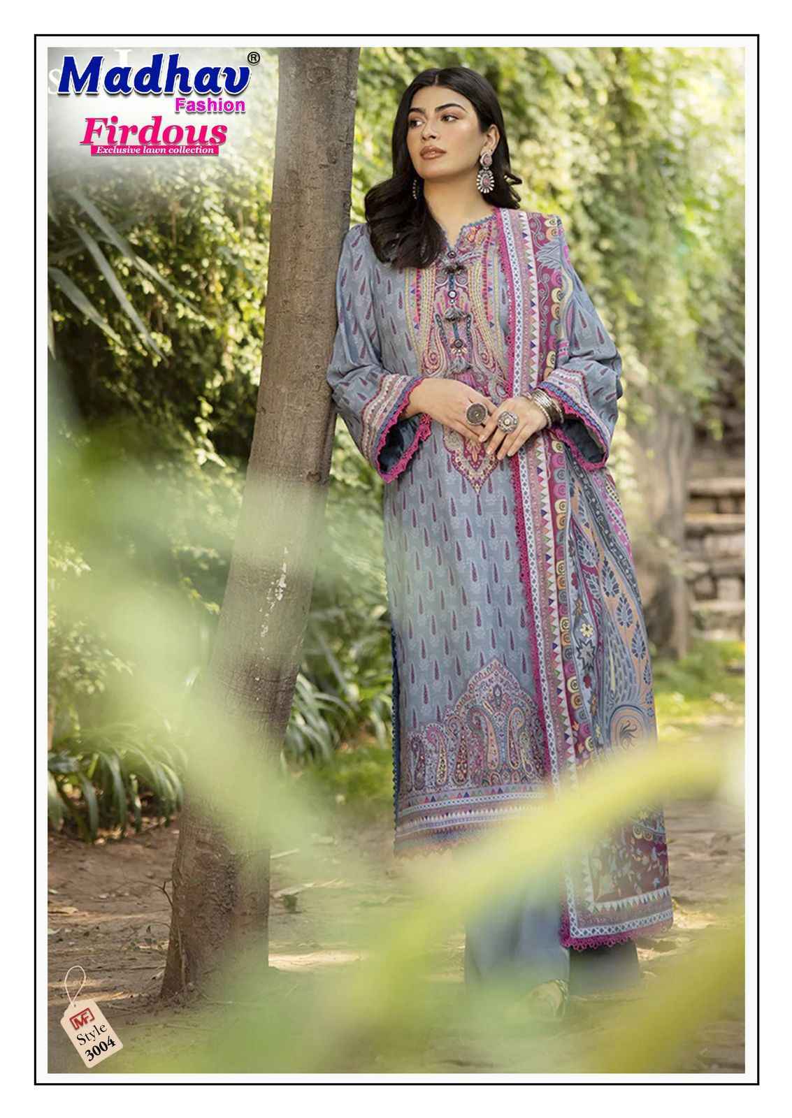 Madhav Fashion Firdous Vol-3 Cotton Dress Material (6 pcs Catalogue)