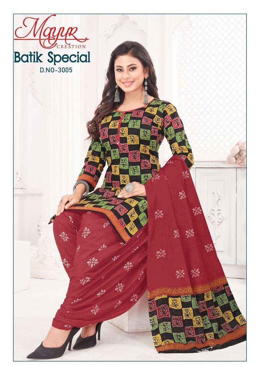 Mayur Creation Batik Special Vol-30 Cotton Dress Material (10 pcs Catalogue)