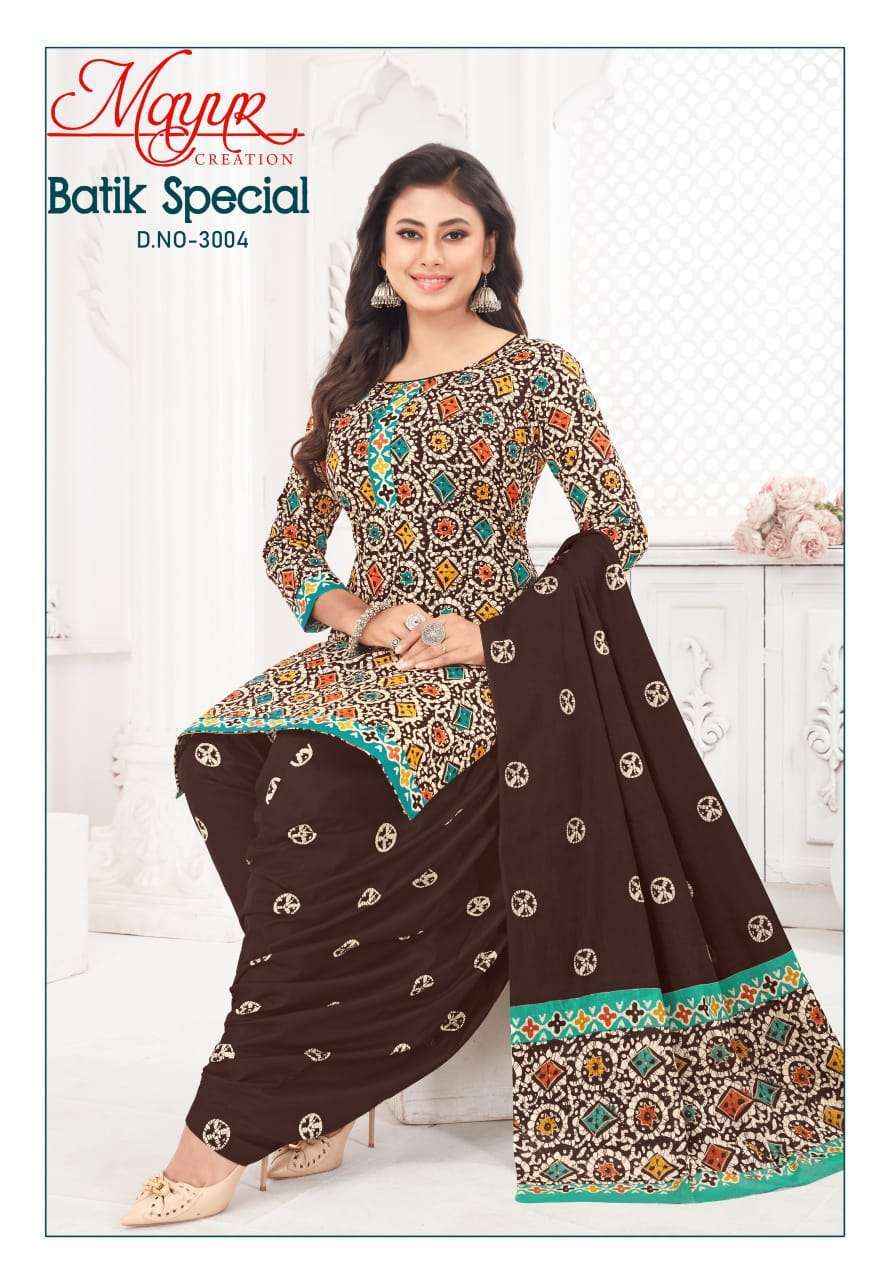 Mayur Creation Batik Special Vol-30 Cotton Dress Material (10 pcs Catalogue)