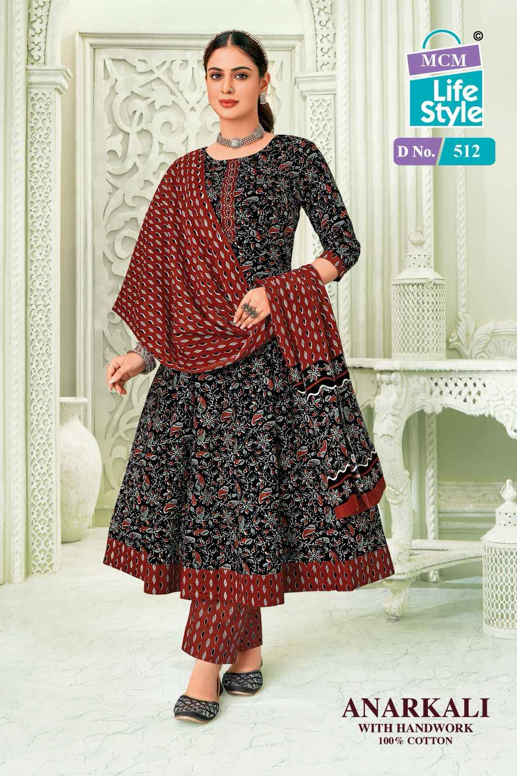 MCM Lifestyle Anarkali Vol 5 Cotton Kurti Combo 10 pcs Catalogue