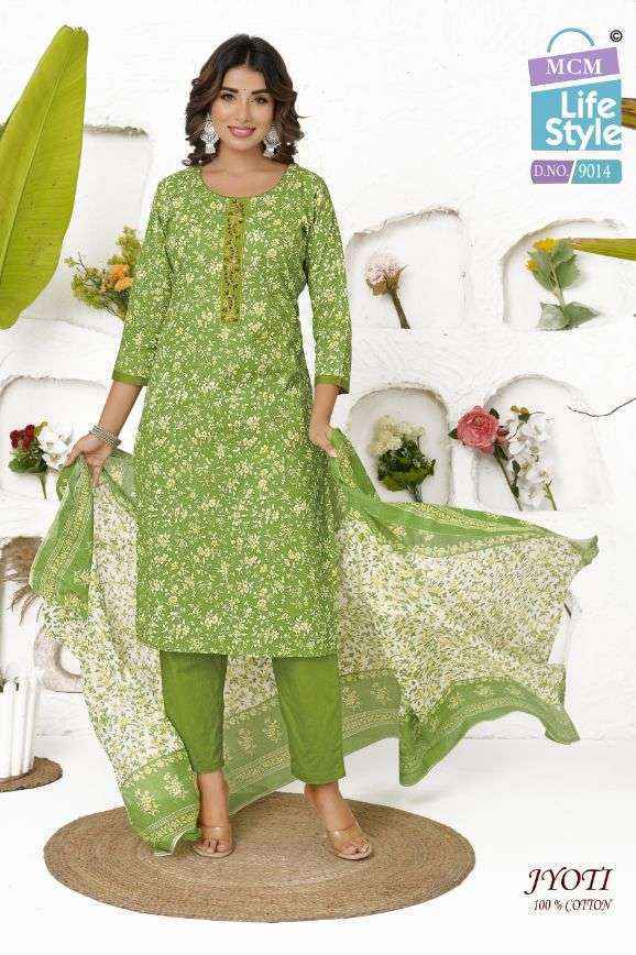 MCM Lifestyle Jyoti Readymade Cotton Dress (16 pcs Catalogue)