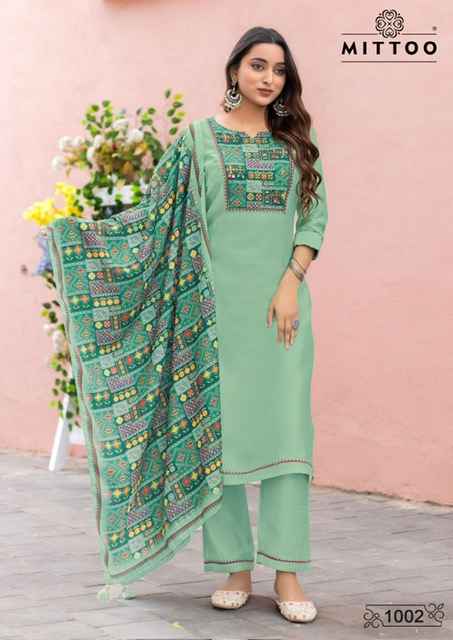 Mittoo Day Light Modal Silk Kurti Combo 5 pcs Catalogue
