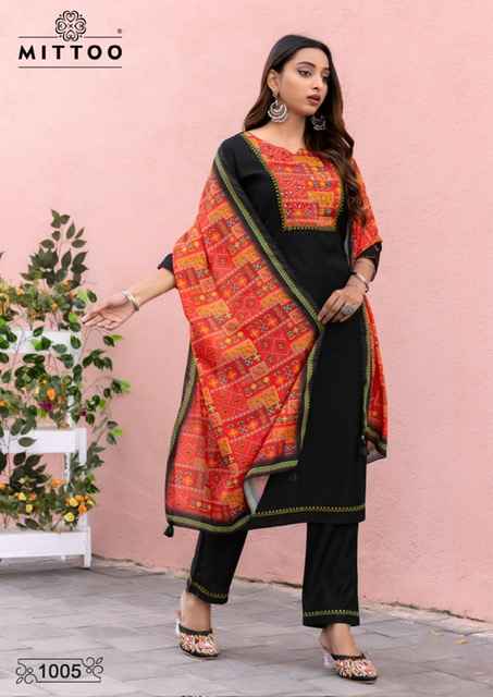 Mittoo Day Light Modal Silk Kurti Combo 5 pcs Catalogue