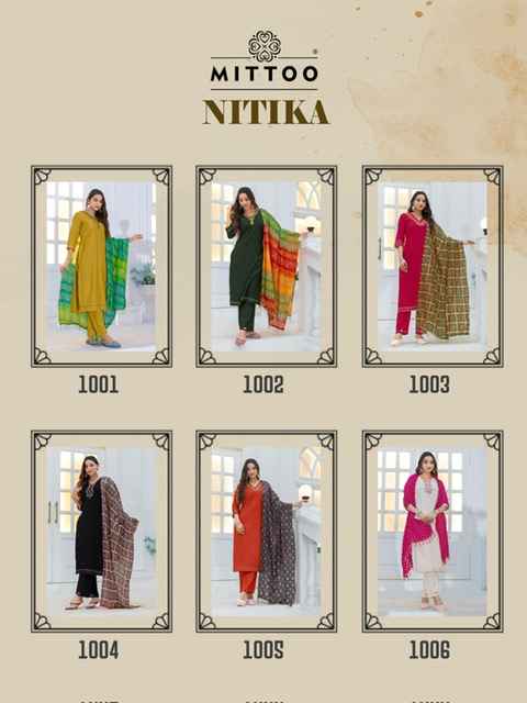 Mittoo Nitika Vetican Kurti Combo 6 pcs Catalogue