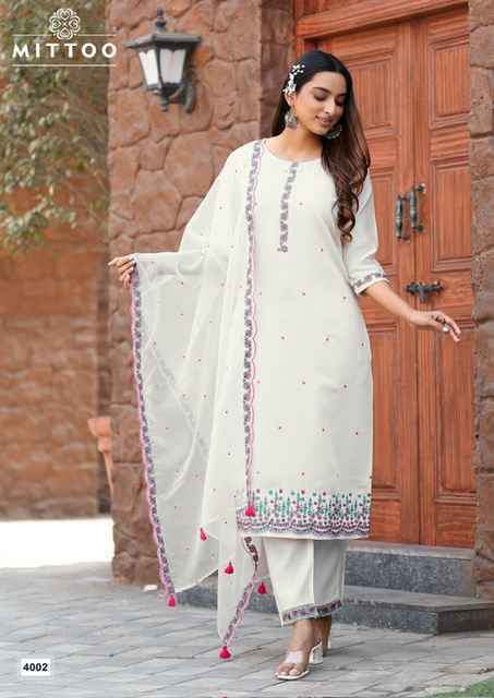 Mittoo Saanj Modal Silk Readymade Suit (5 pcs Catalogue)