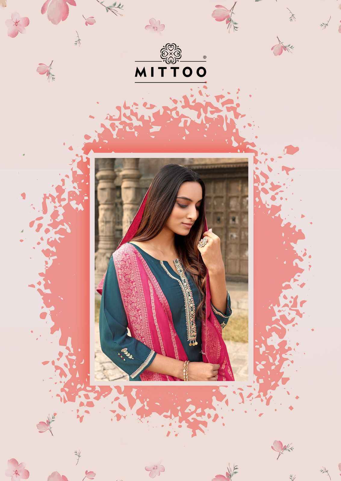 Mittoo Saundarya Viscouse Readymade Suit ( 5 pcs Catalogue)