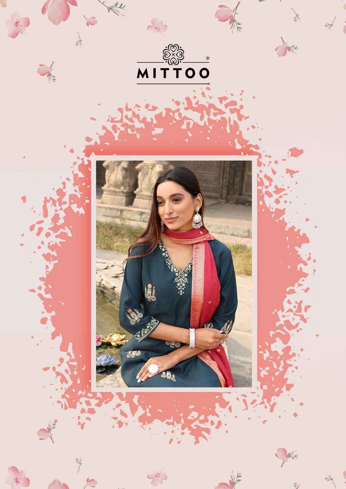 Mittoo Saundarya Viscouse Readymade Suit ( 5 pcs Catalogue)