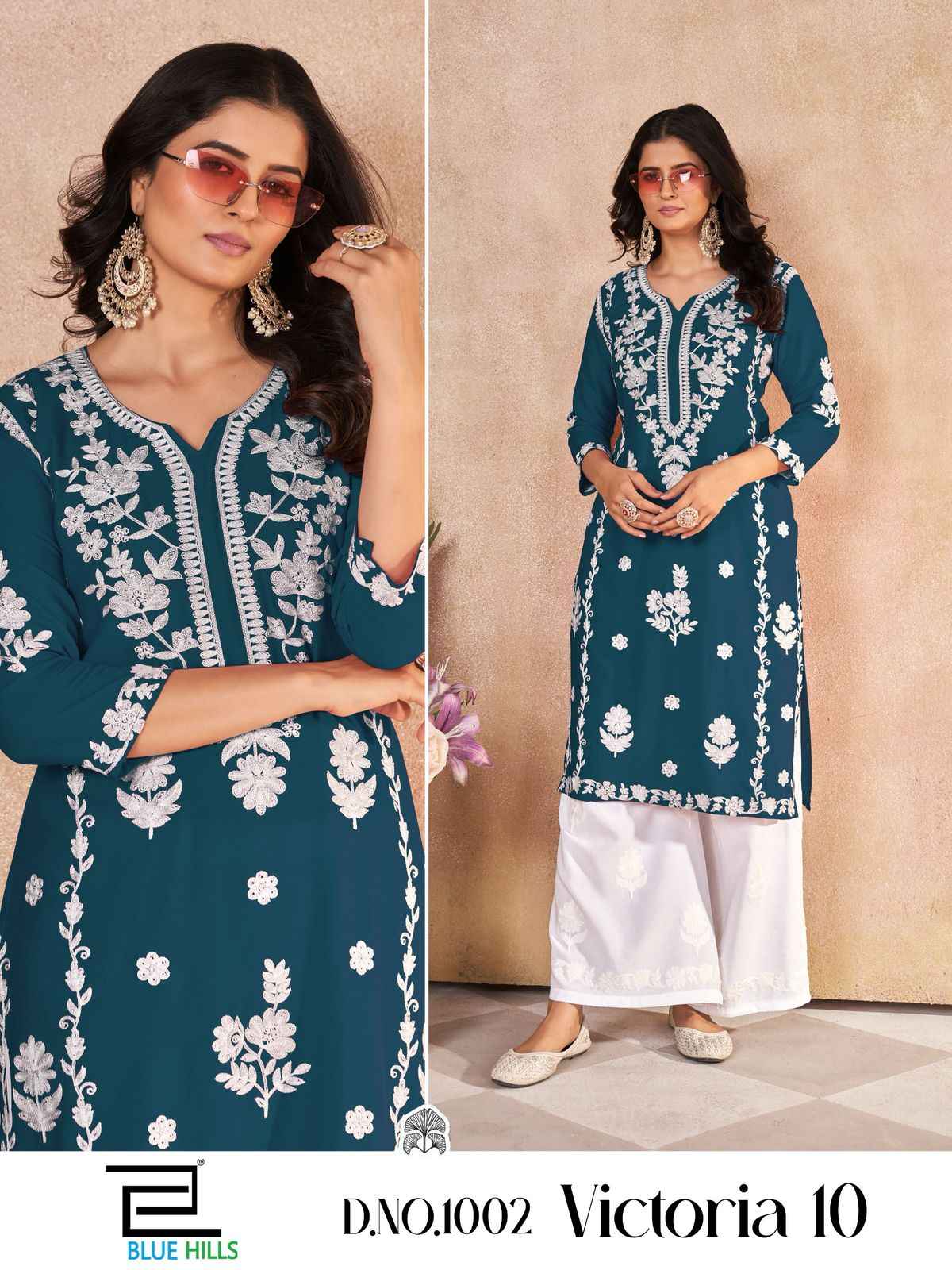 Mittoo Victoria Vol 10 Rayon Kurti With Plazzo 4 pcs Catalogue