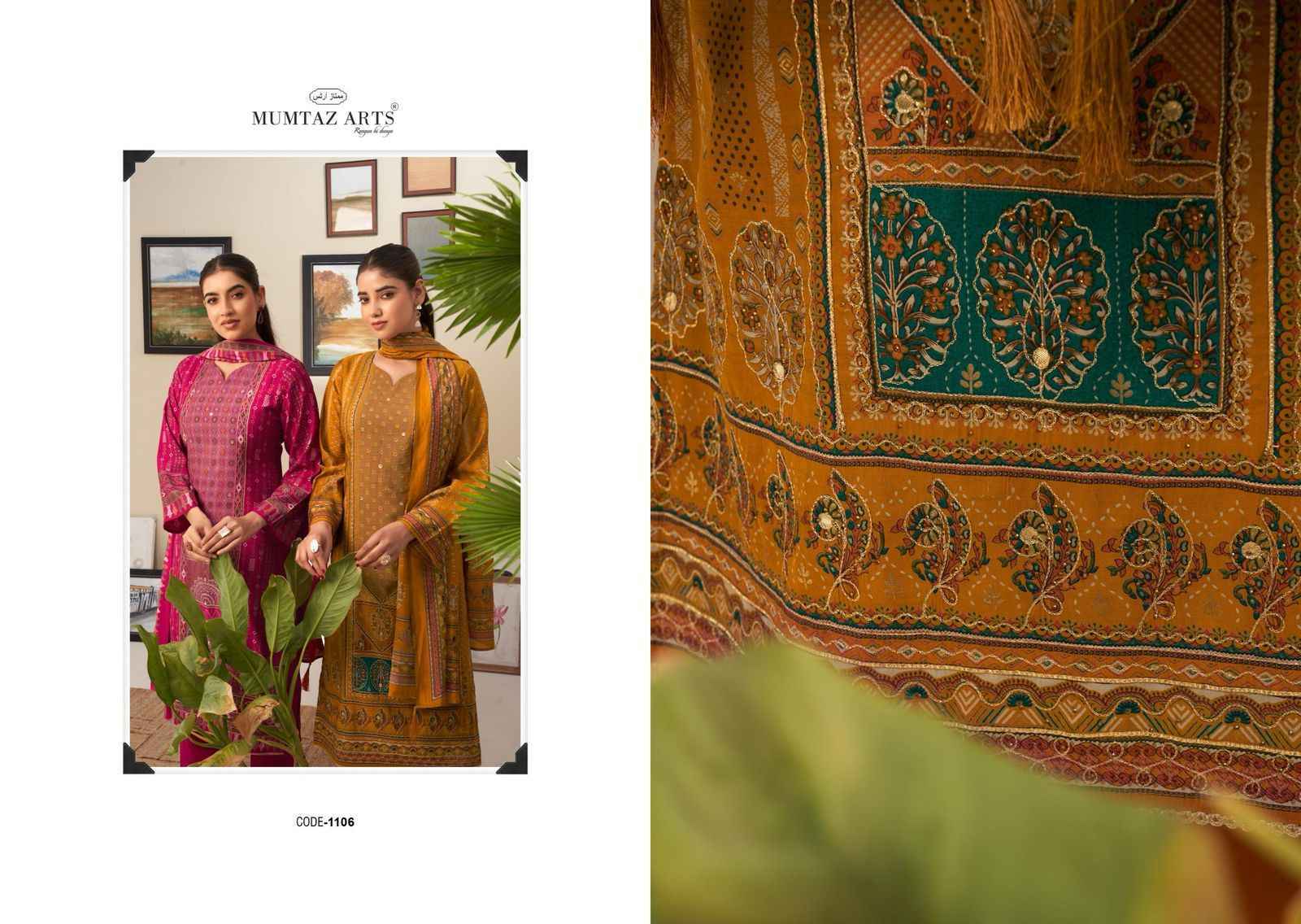Mumtaz Arts Nayaab Vol-7 Viscose Musline Dress Material (6 pcs Catalogue)