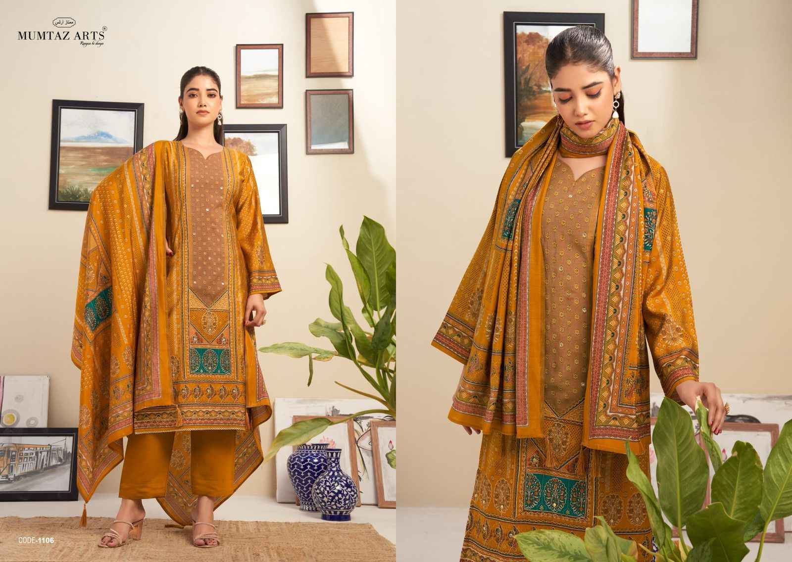 Mumtaz Arts Nayaab Vol-7 Viscose Musline Dress Material (6 pcs Catalogue)