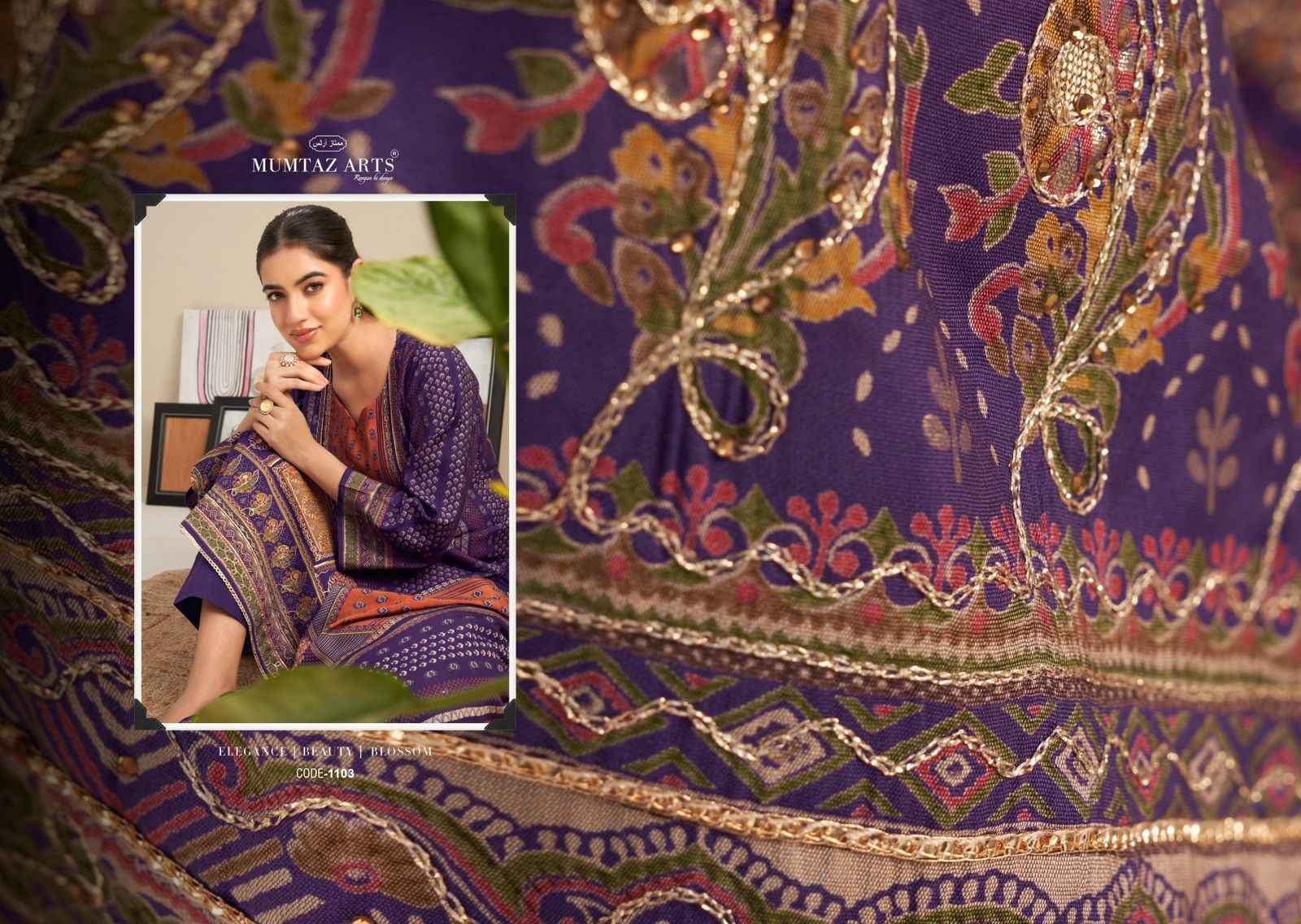 Mumtaz Arts Nayaab Vol-7 Viscose Musline Dress Material (6 pcs Catalogue)