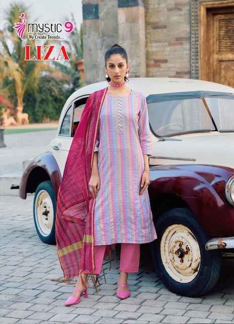 Mystic 9 Liza Vol-2 Cotton Readymade Suit (8 pcs Catalogue)