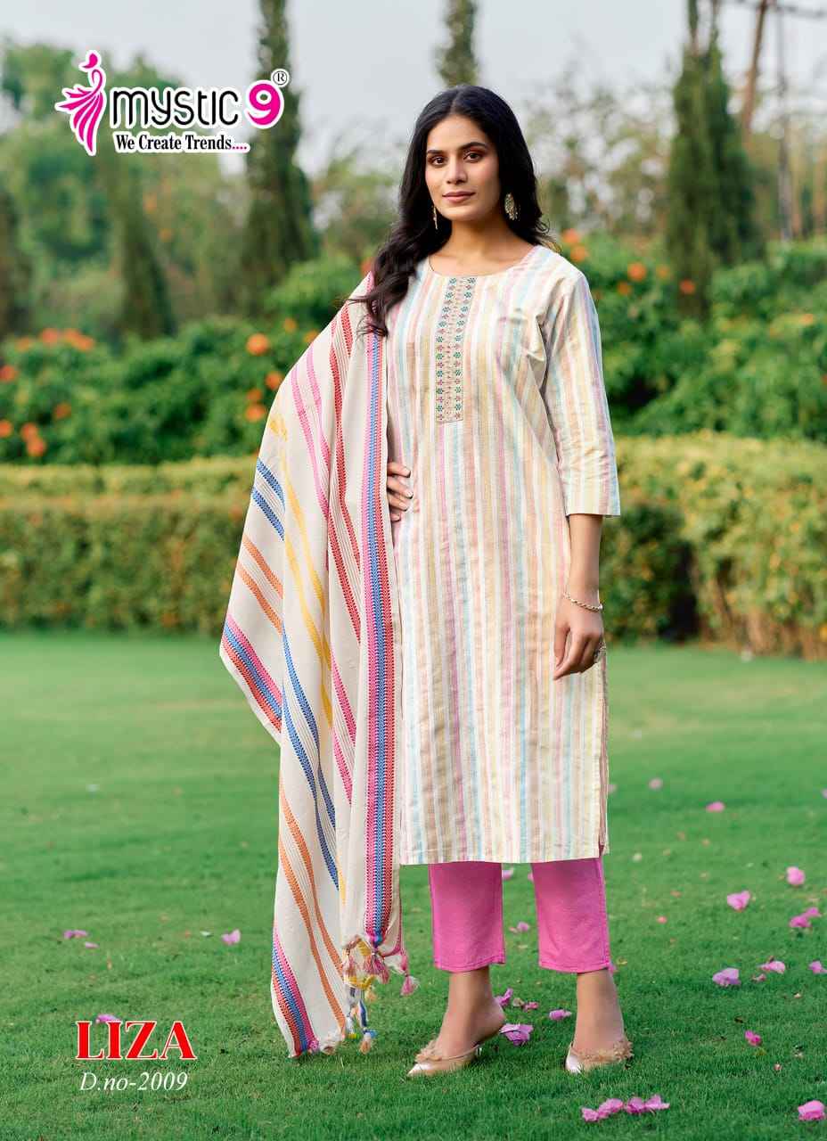 Mystic 9 Liza Vol-2 Cotton Readymade Suit (8 pcs Catalogue)