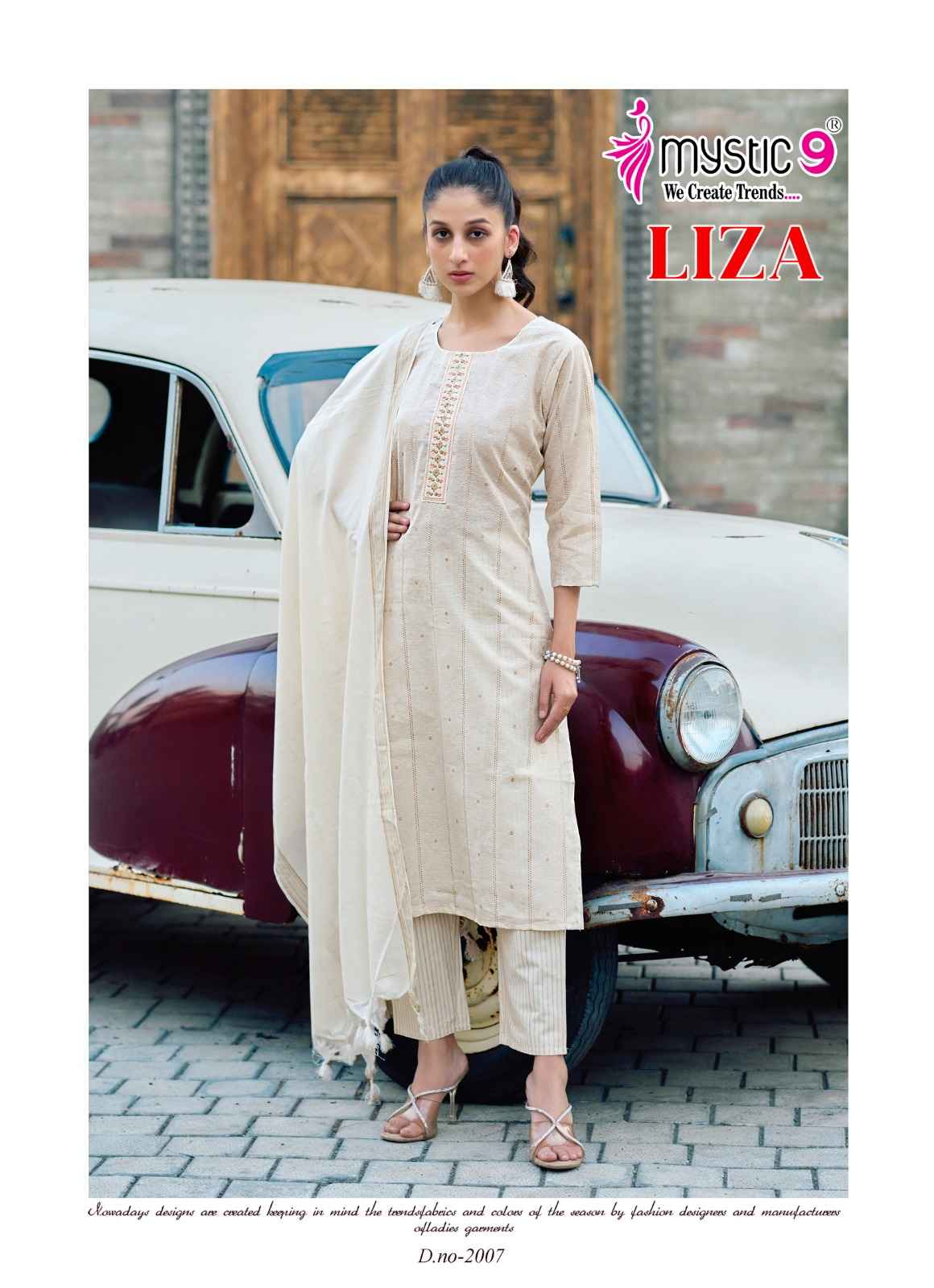 Mystic 9 Liza Vol-2 Cotton Readymade Suit (8 pcs Catalogue)