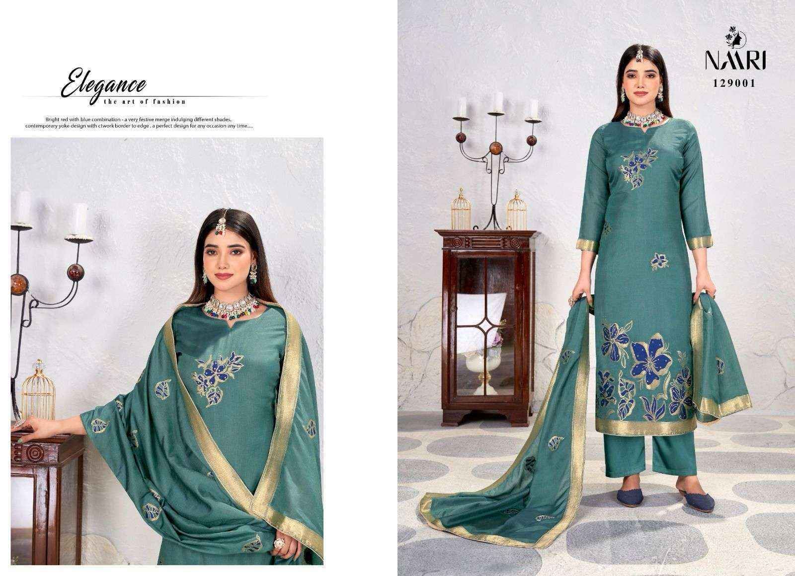 Naari Chhaava Musline Jacquard Dress Material (3 pcs Catalogue)
