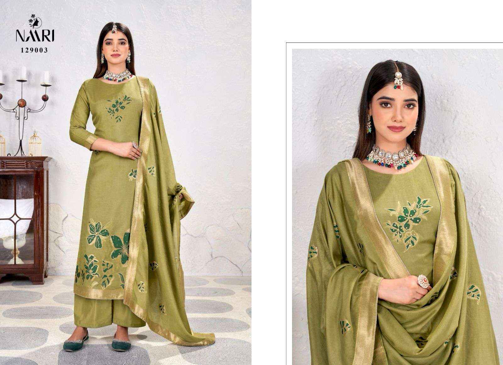 Naari Chhaava Musline Jacquard Dress Material (3 pcs Catalogue)
