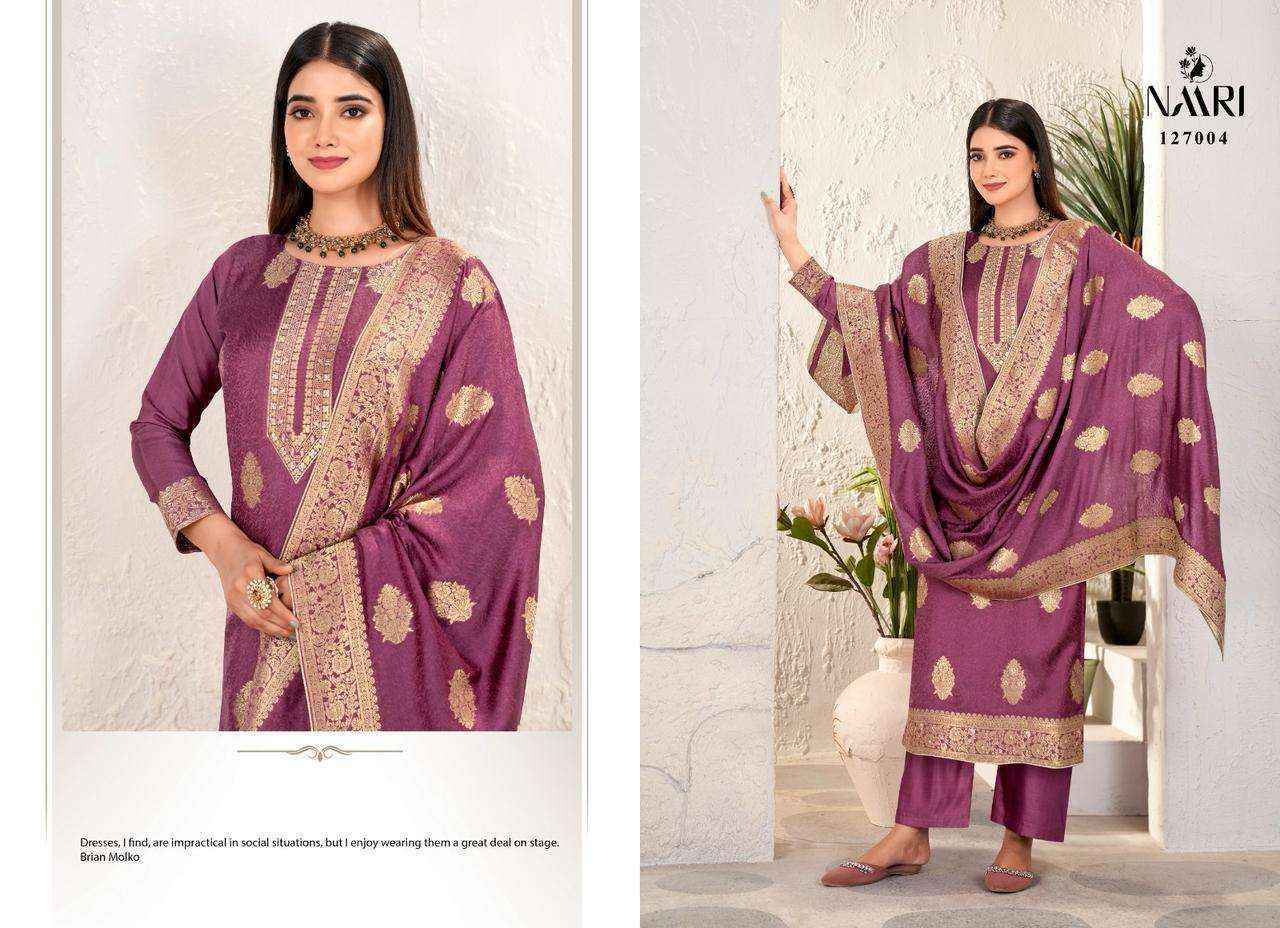 Naari Mehar-9 Muslin Dress Material (4 pcs Catalogue)