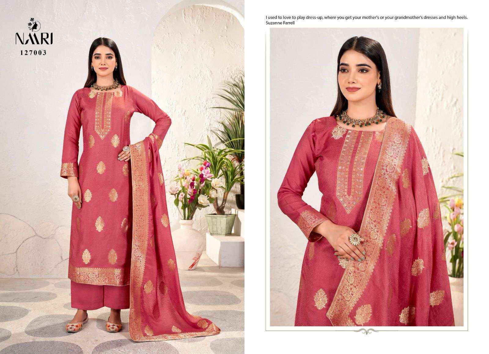 Naari Mehar-9 Muslin Dress Material (4 pcs Catalogue)