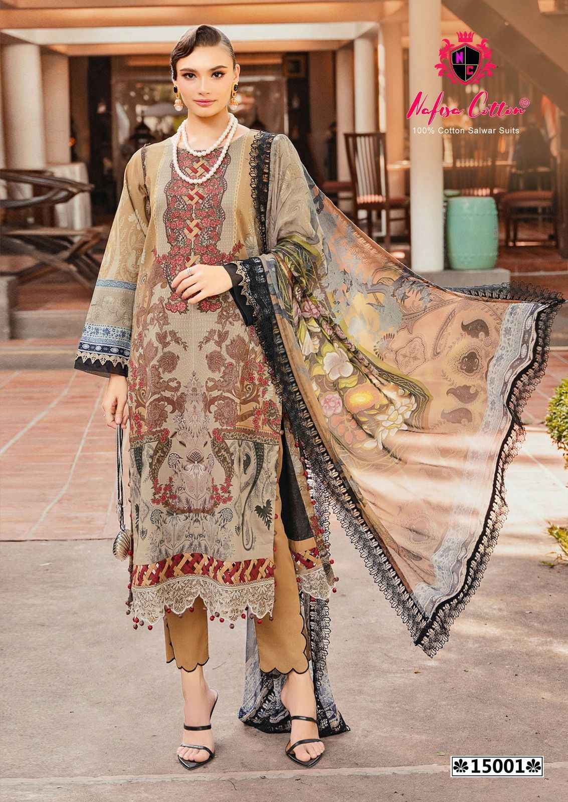Nafisa Cotton Monsoon Vol 15 Cotton Dress Material 6 pcs Catalogue