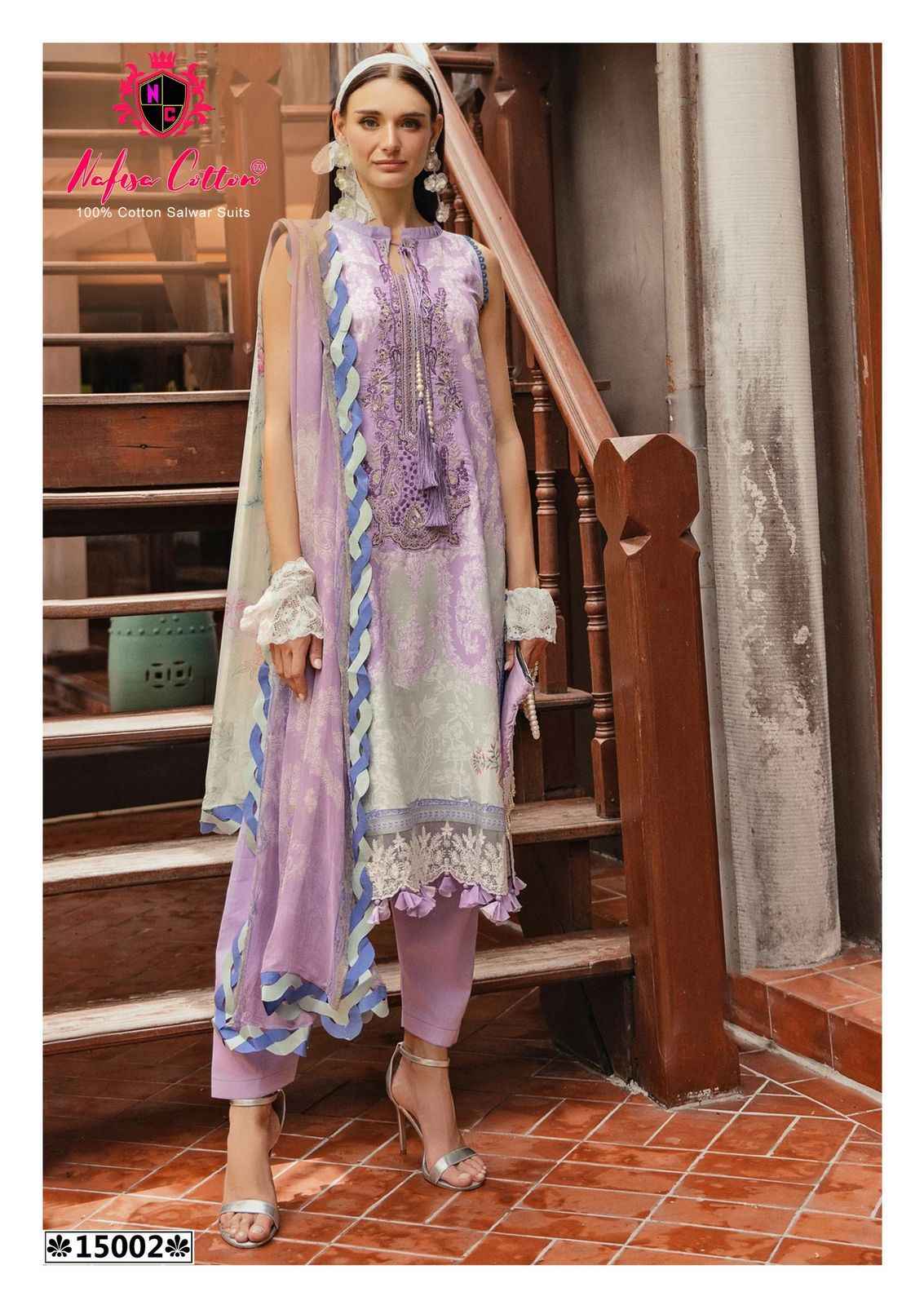 Nafisa Cotton Monsoon Vol 15 Cotton Dress Material 6 pcs Catalogue