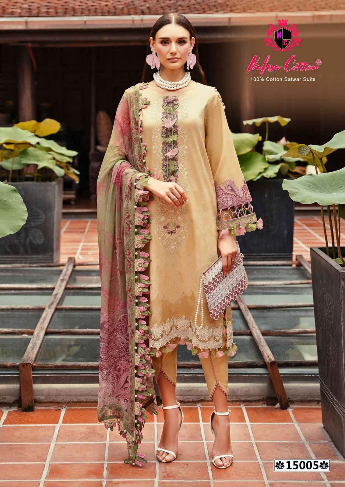 Nafisa Cotton Monsoon Vol 15 Cotton Dress Material 6 pcs Catalogue