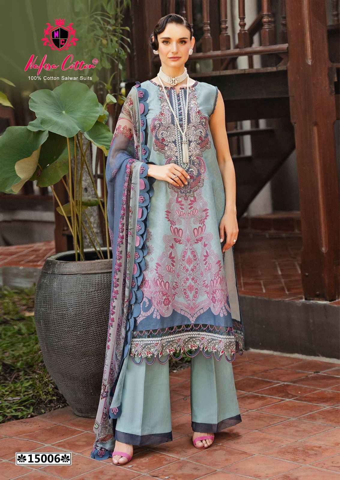 Nafisa Cotton Monsoon Vol 15 Cotton Dress Material 6 pcs Catalogue