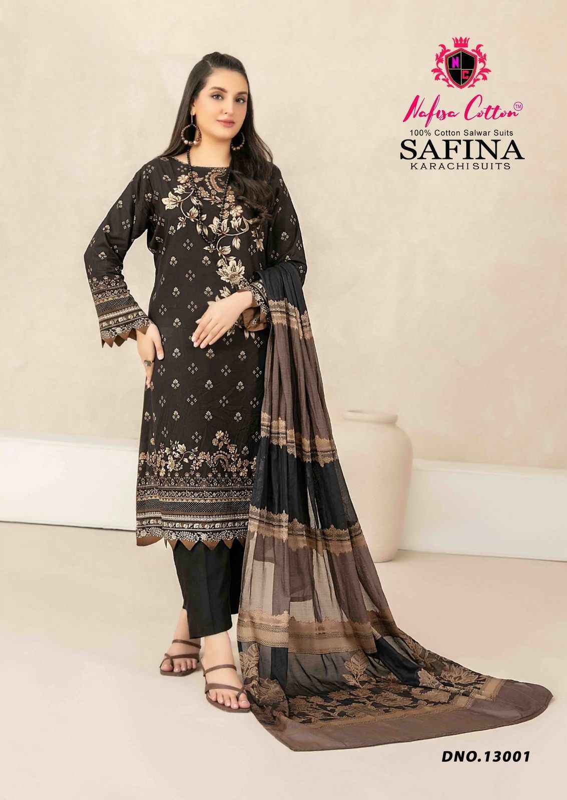 Nafisa Cotton Safina Vol-13 Cotton Dress Material (6 pcs Catalogue)