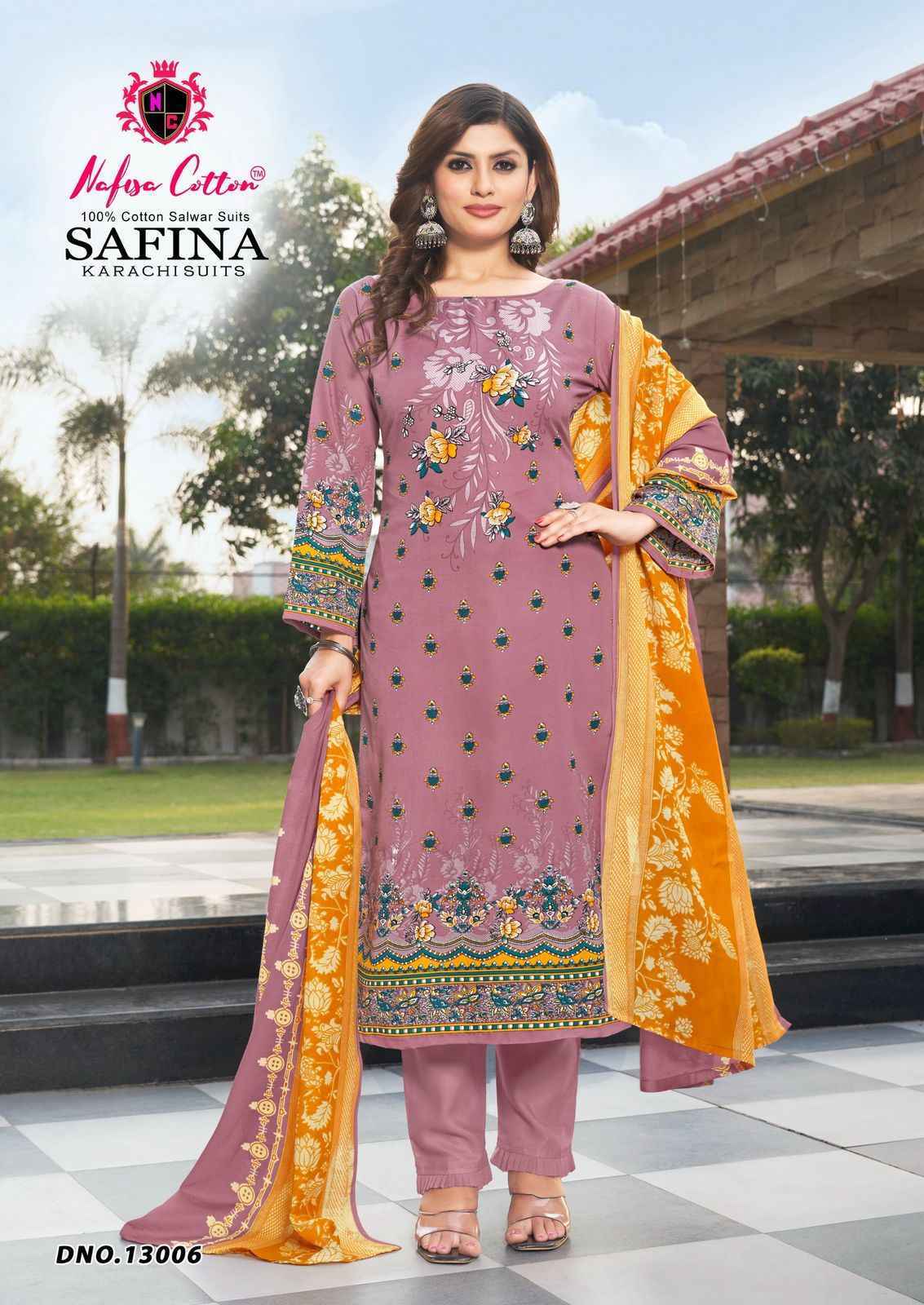 Nafisa Cotton Safina Vol-13 Cotton Dress Material (6 pcs Catalogue)
