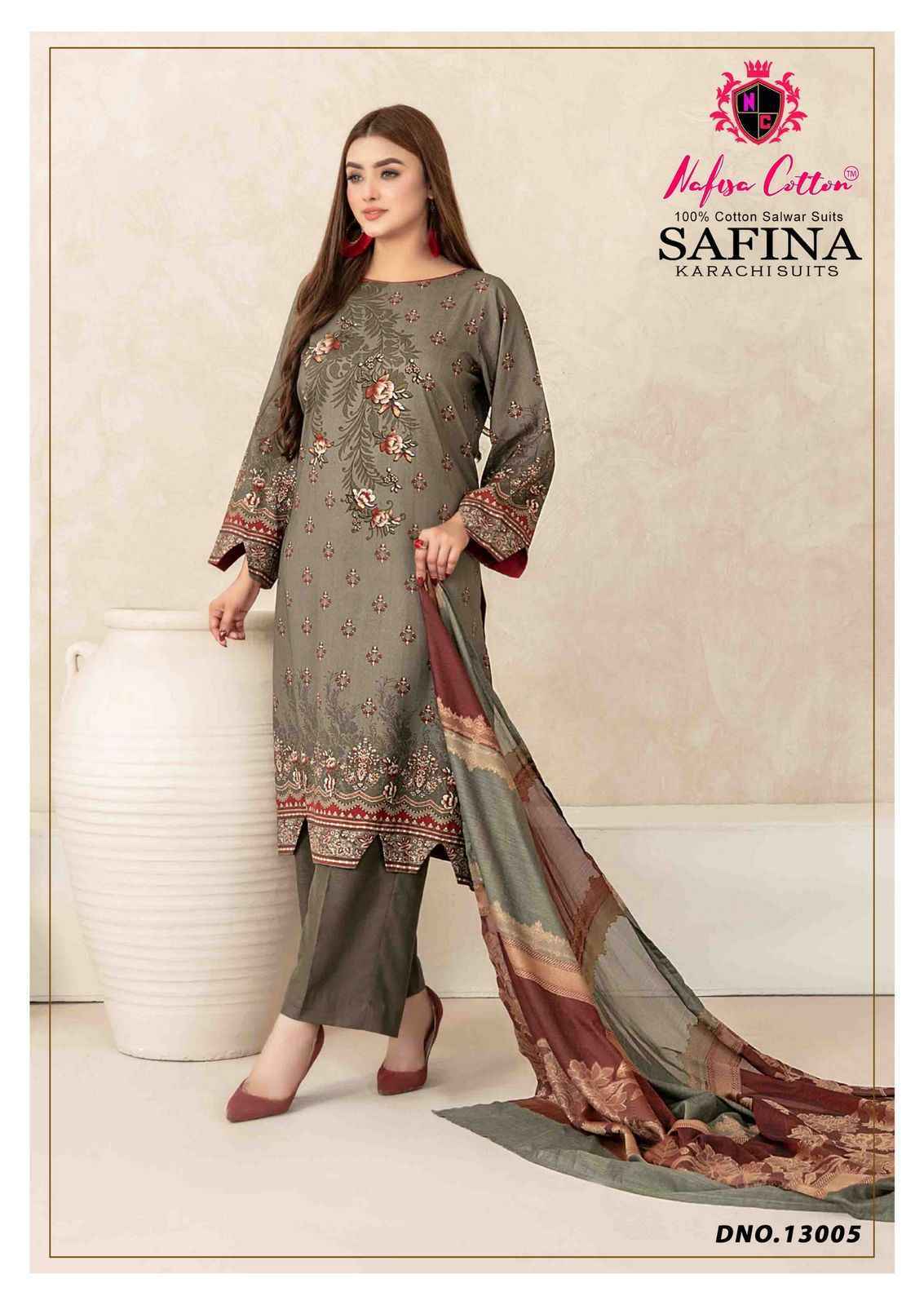 Nafisa Cotton Safina Vol-13 Cotton Dress Material (6 pcs Catalogue)