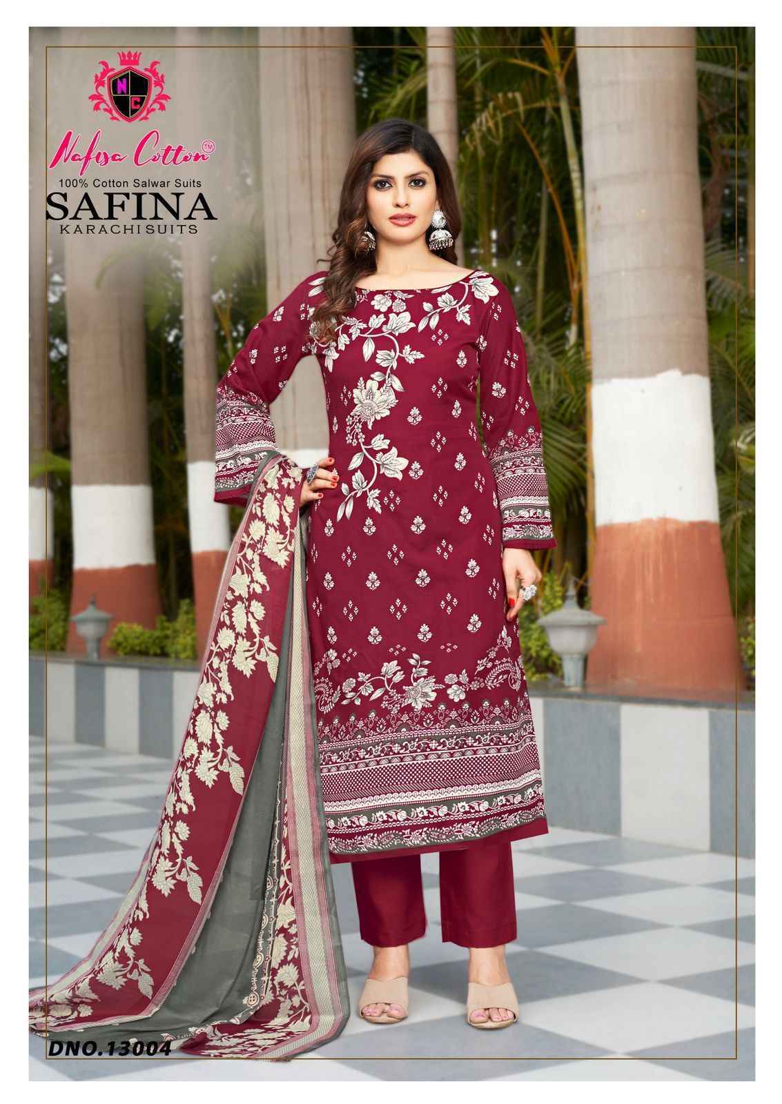 Nafisa Cotton Safina Vol-13 Cotton Dress Material (6 pcs Catalogue)