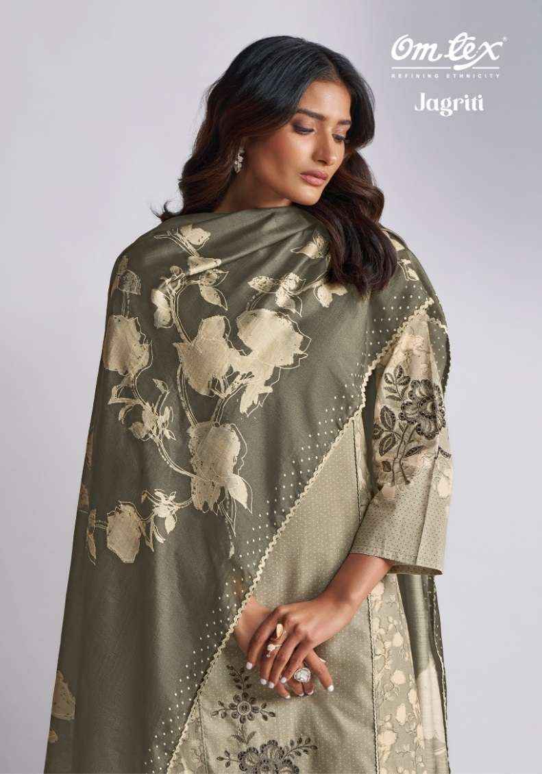 Omtex Jagriti Lawn Cotton Dress Material 4 pcs Catalogue