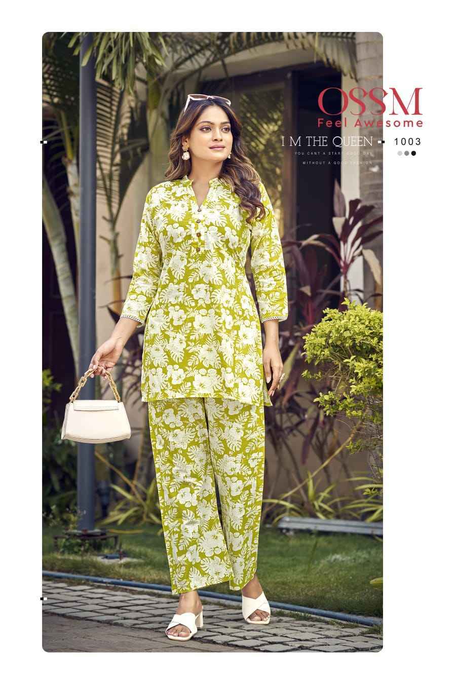 Ossm Cotton Beats Cotton Co ord Set (6 pcs Catalogue)
