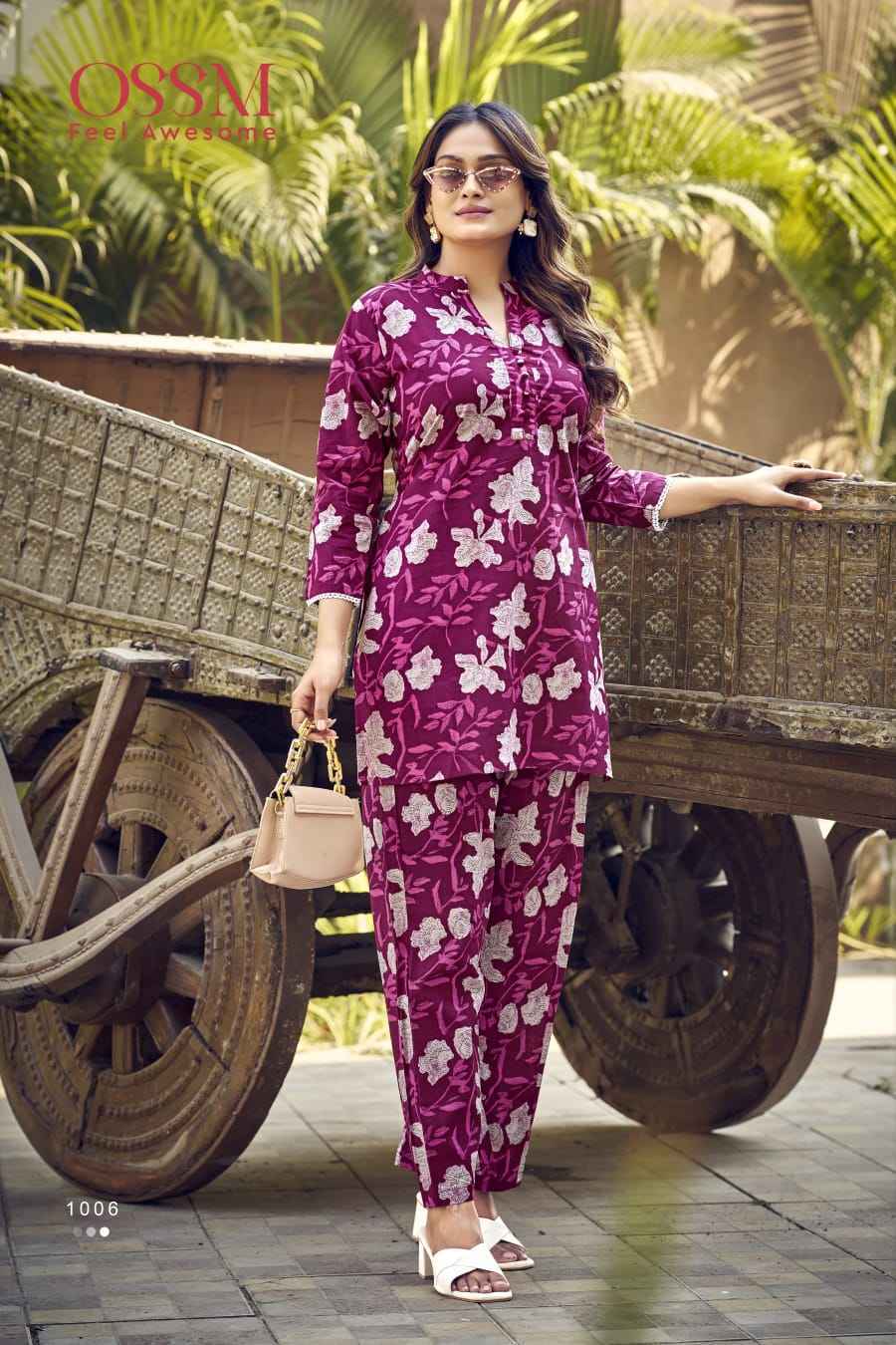 Ossm Cotton Beats Cotton Co ord Set (6 pcs Catalogue)