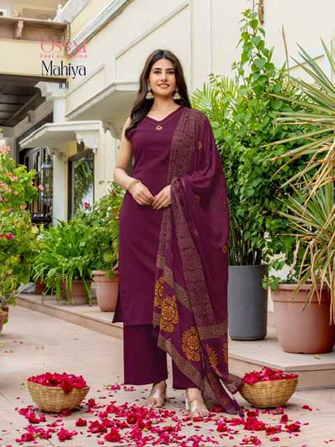 Ossm Mahiya Cotton Kurti Combo 6 pcs Catalogue