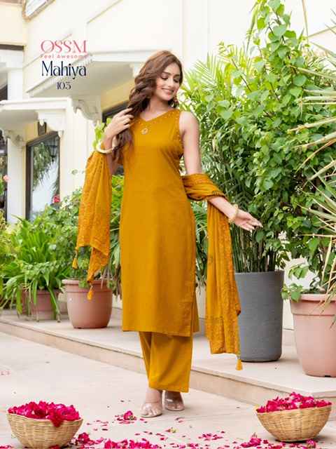 Ossm Mahiya Cotton Kurti Combo 6 pcs Catalogue