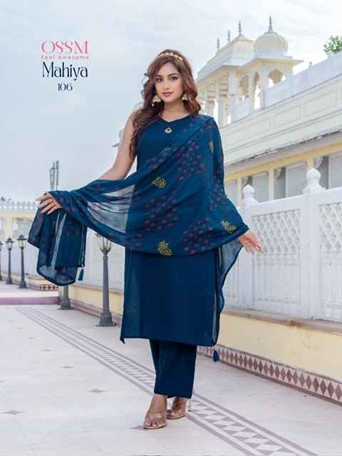 Ossm Mahiya Cotton Kurti Combo 6 pcs Catalogue