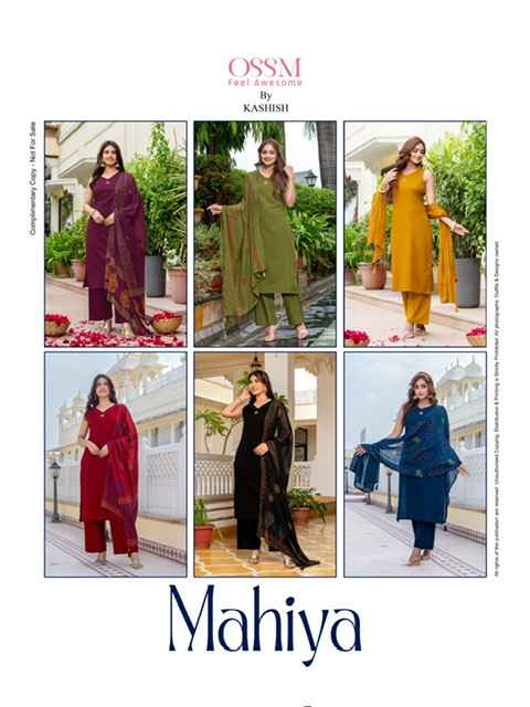 Ossm Mahiya Cotton Kurti Combo 6 pcs Catalogue